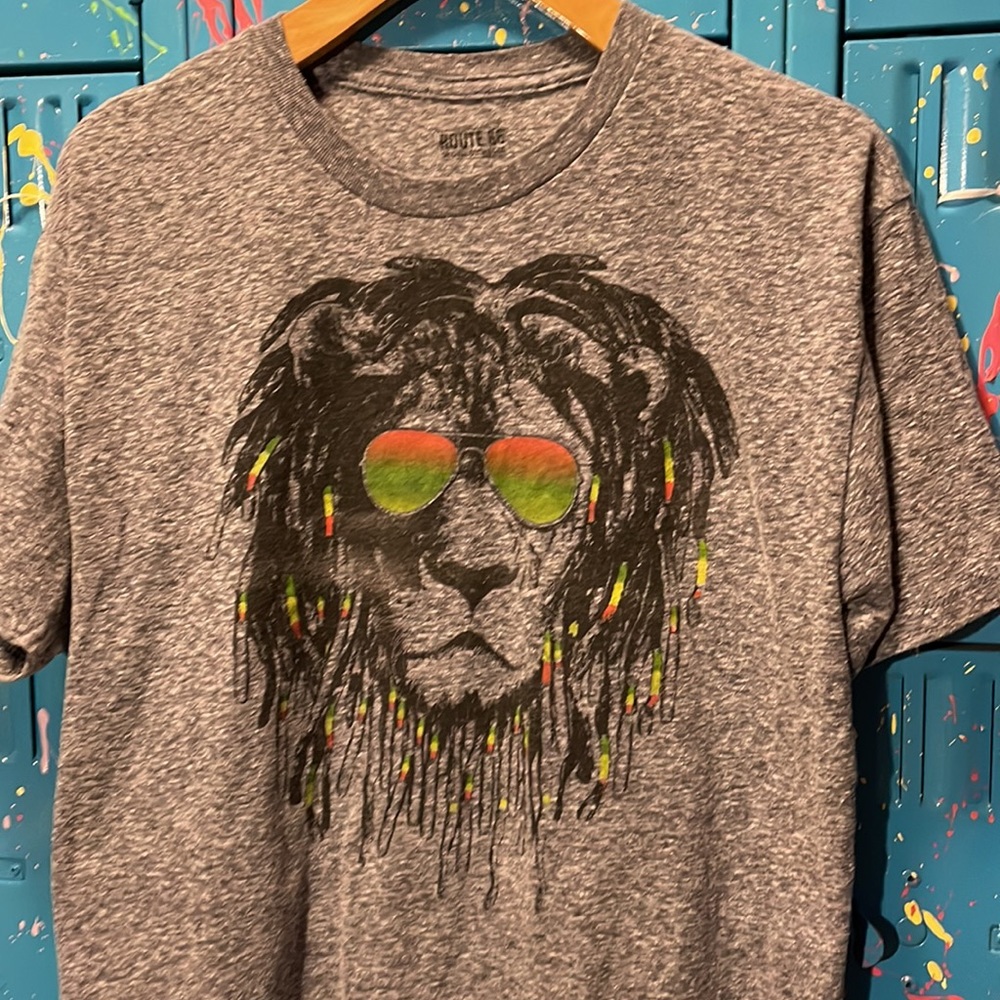 Route 66. XL. Colorful Lion. J216